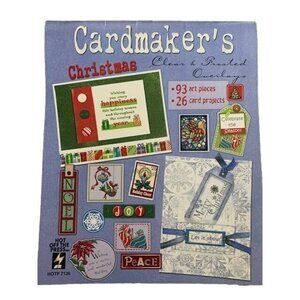 Cardmaker's Christmas Clear and Frosted Overlays by Hot off the Press